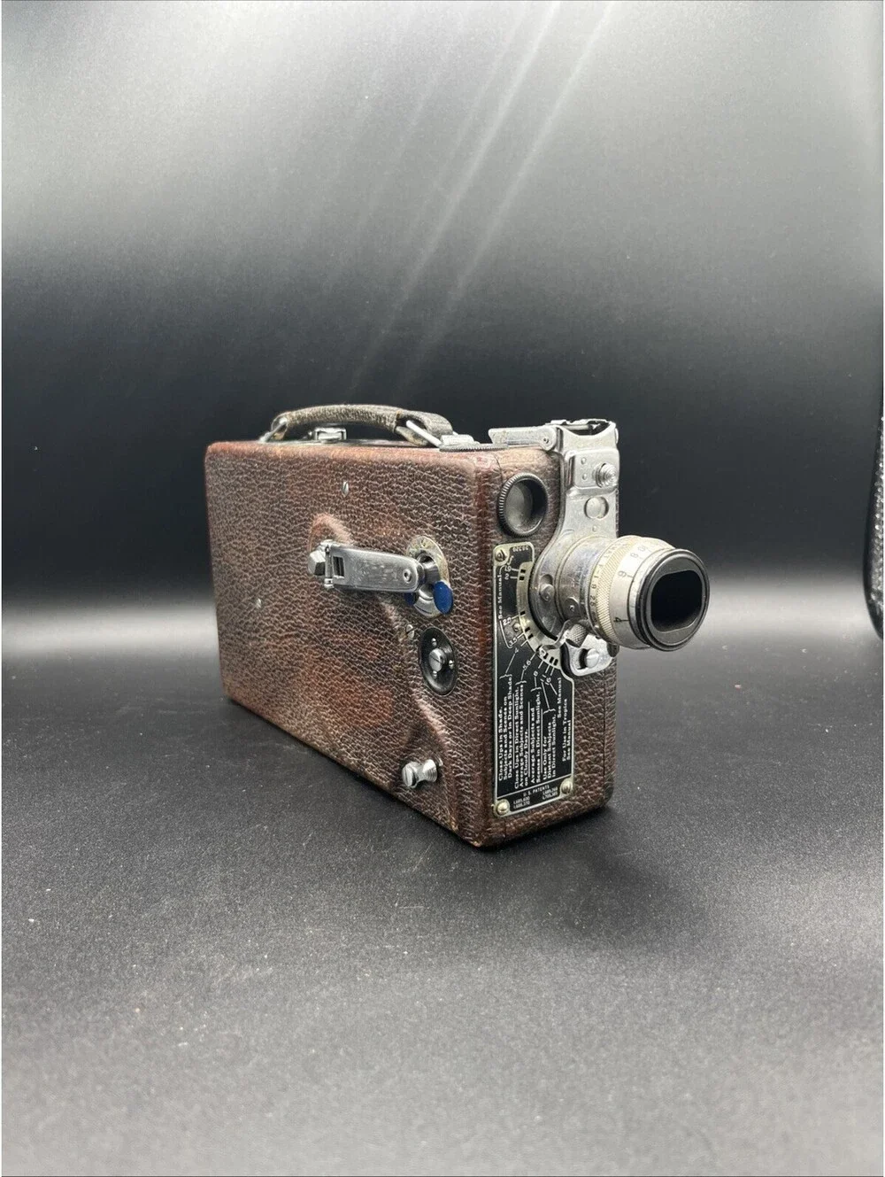 Vintage 16mm  Cine-Kodak Model K f/1.9 Film Movie Camera w/Case - Untested